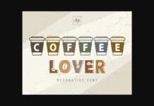 Coffee Lover Font Coffee Lover Font Poster 1