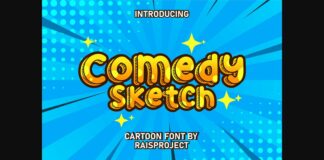 Comedy Sketch Font Poster 1