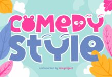 Comedy Style Font Poster 1