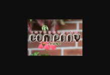 Company Font Poster 1