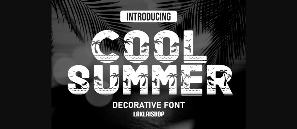 Cool Summer Font Poster 3