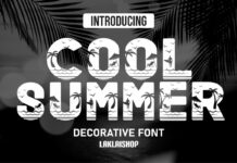 Cool Summer Font Poster 1