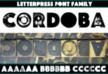 Cordoba Font Poster 1
