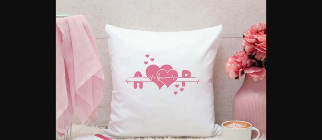 Couple Heart Font Poster 4