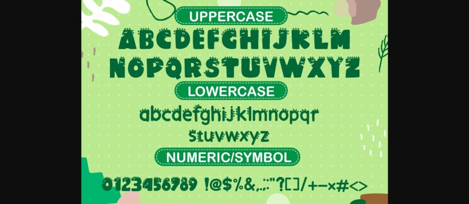 Crazy Dinosaur Font Poster 4