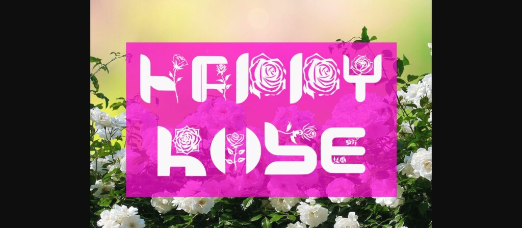 Crazy Rose Font Poster 3