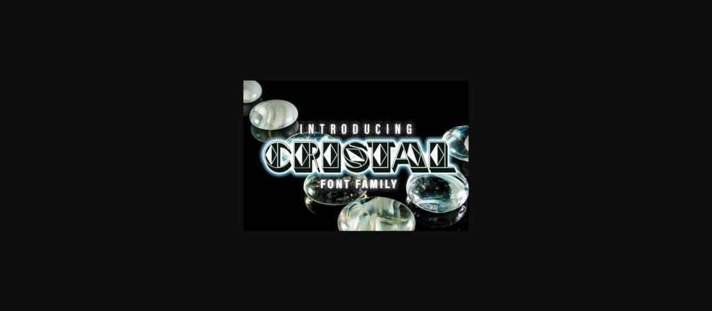 Cristal Font Poster 1