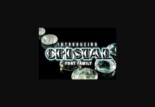 Cristal Font Poster 1