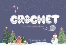 Crochet Font Poster 1