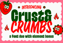 Crust and Crumbs Font Poster 1