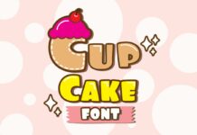 Cup Cake Font Poster 1