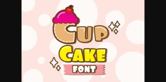 Cup Cake Font Poster 1