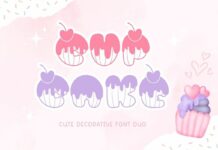 Cupcake Font Poster 1