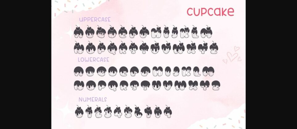 Cupcake Font Poster 9