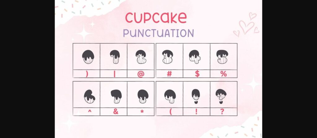 Cupcake Font Poster 11