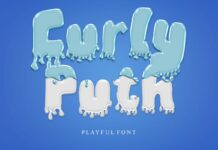Curly Puth Font Poster 1