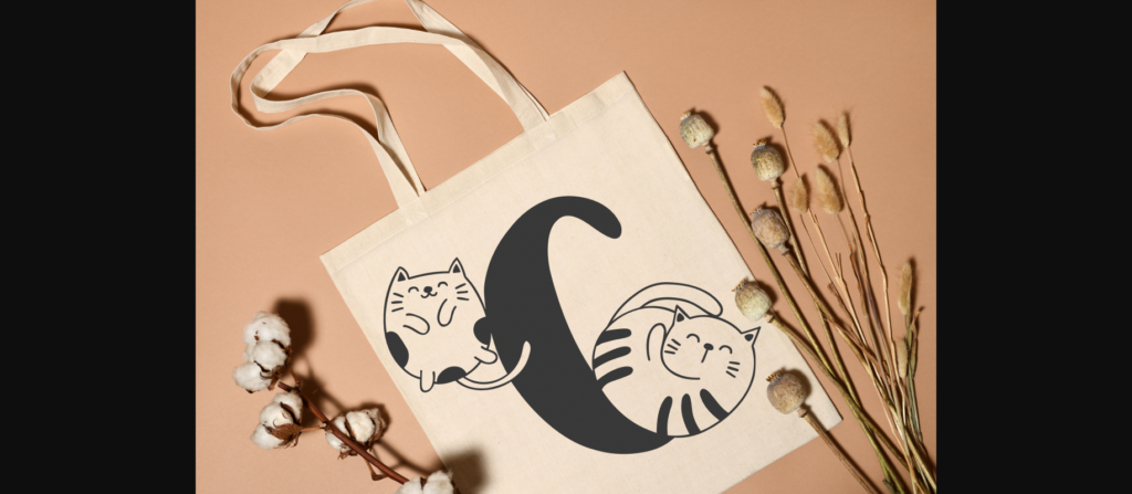 Cute Cat Font Poster 9