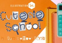 Cutesie School Font Poster 1