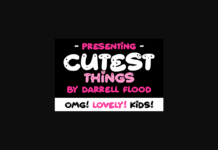 Cutest Things Font Poster 1