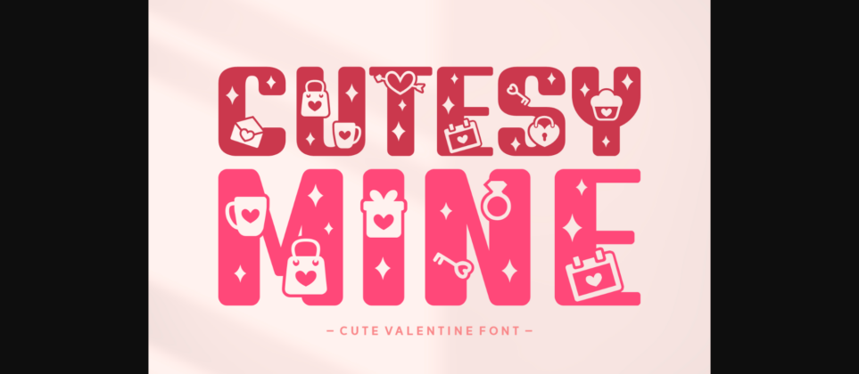 Cutesy Mine Font Poster 3