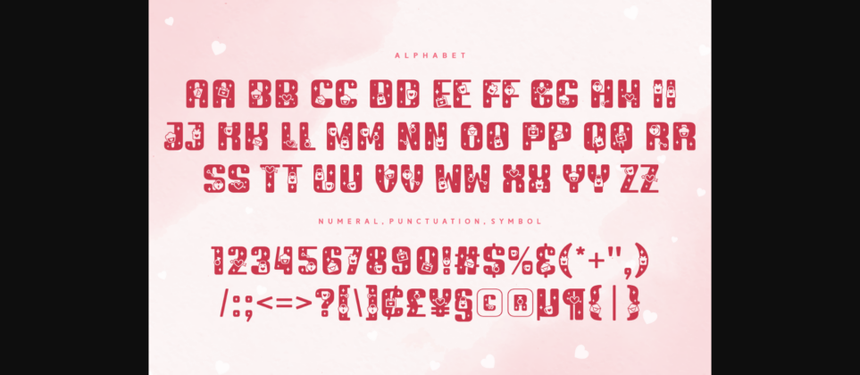 Cutesy Mine Font Poster 9