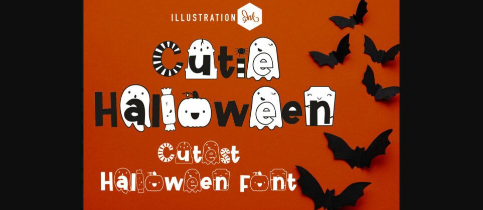 Cutie Halloween Font Poster 3