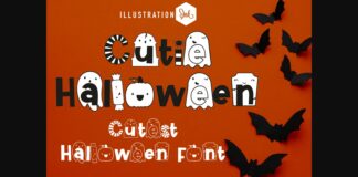 Cutie Halloween Font Poster 1