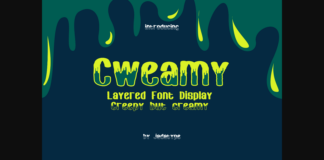 Cweamy Font Poster 1