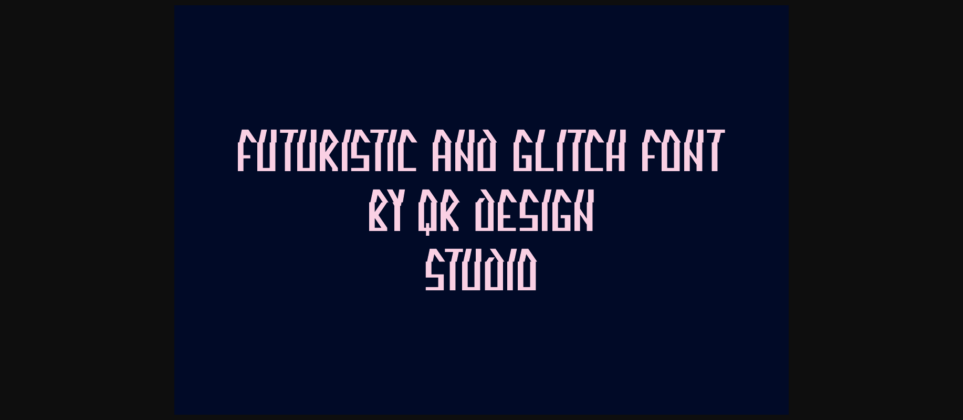 Cyber Glitcher Font Poster 5