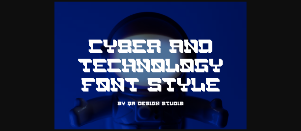 Cyborg Overdose Font Poster 4