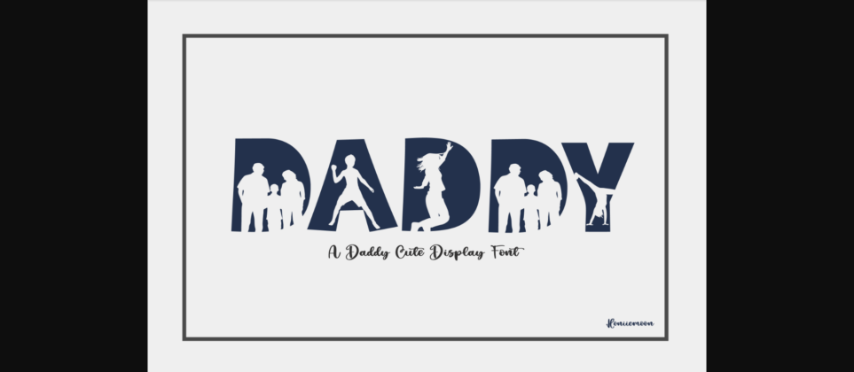 Daddy Font Poster 1