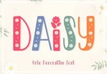 Daisy Font Poster 1