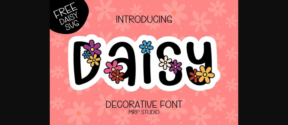 Daisy Font Poster 3