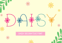 Daisy Font Poster 1