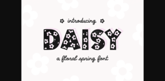 Daisy Font Poster 1