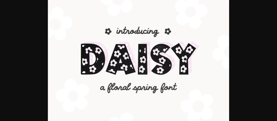 Daisy Font Poster 1