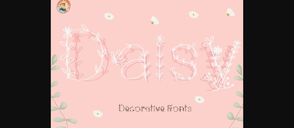 Daisy Font Poster 3