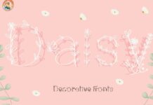 Daisy Font Poster 1