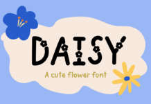 Daisy Font Poster 1