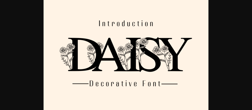 Daisy Font Poster 3