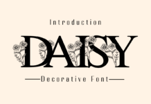 Daisy Font Poster 1