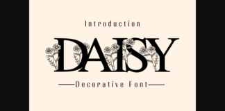 Daisy Font Poster 1