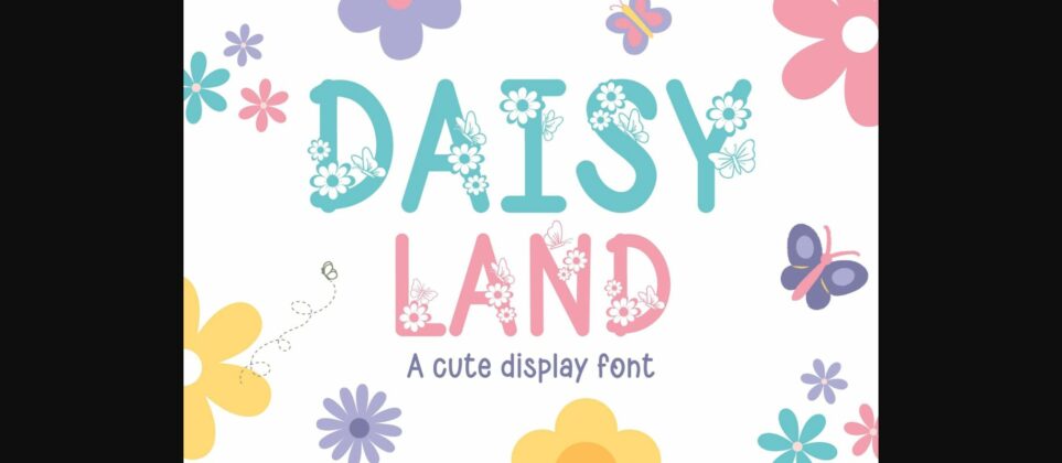 Daisy Land Font Poster 3