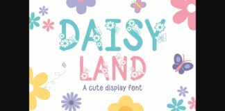 Daisy Land Font Poster 1