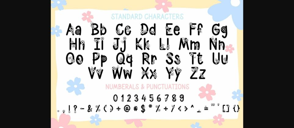 Daisy Land Font Poster 4