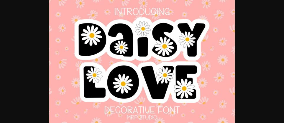 Daisy Love Font Poster 3