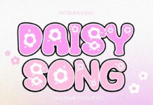 Daisy Song Font Poster 1
