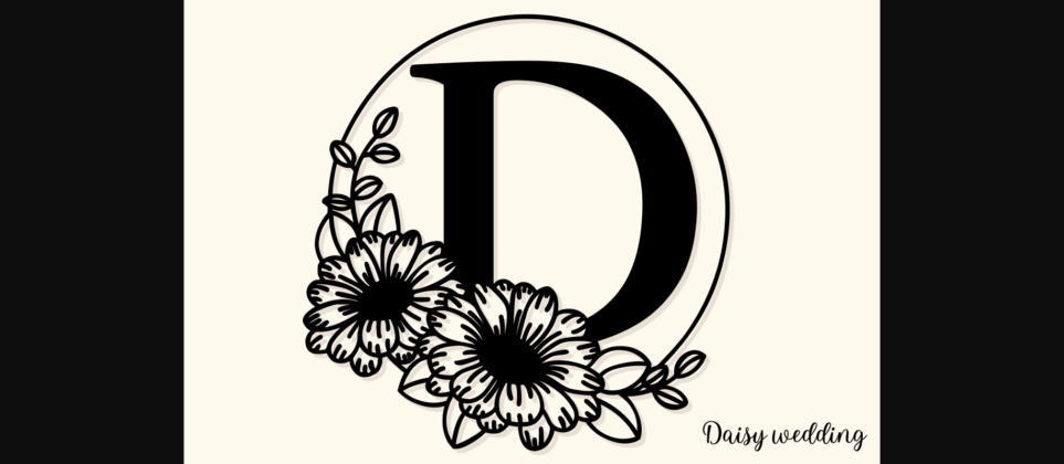 Daisy Wedding Font Poster 3