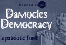 Damocles Democracy Font Poster 1