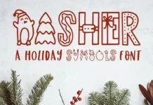 Dasher Font Dasher Font Poster 1